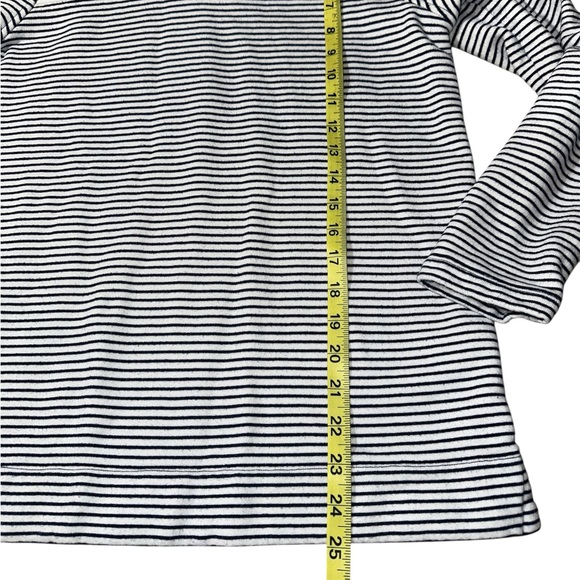 Vineyard Vines Navy and White Striped Hoodie - Picture 6 of 6